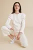 The Just Enough Puff Sweatshirt in Cream sold by Sold Out NYC