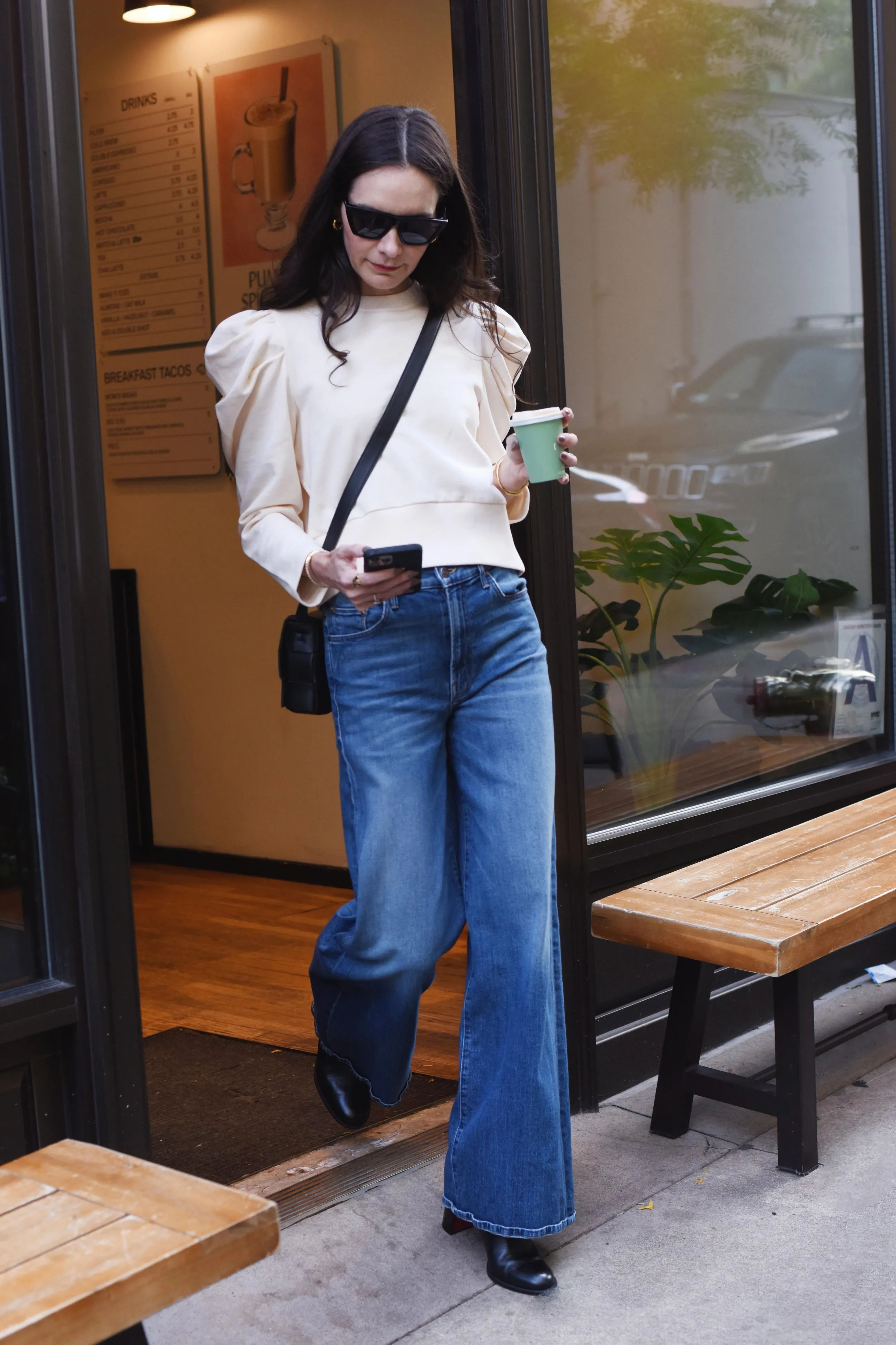 The Just Enough Puff Sweatshirt in Cream sold by Sold Out NYC product image thumbnail 5