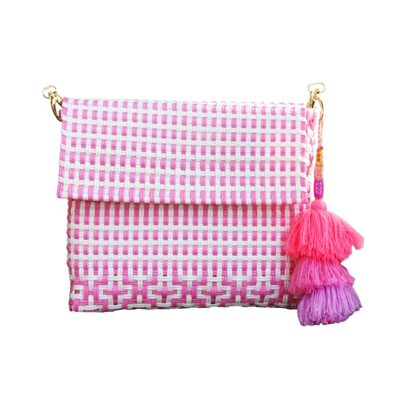 Clutch - Preppy Tile Rose Citron sold by Squeeze De Citron