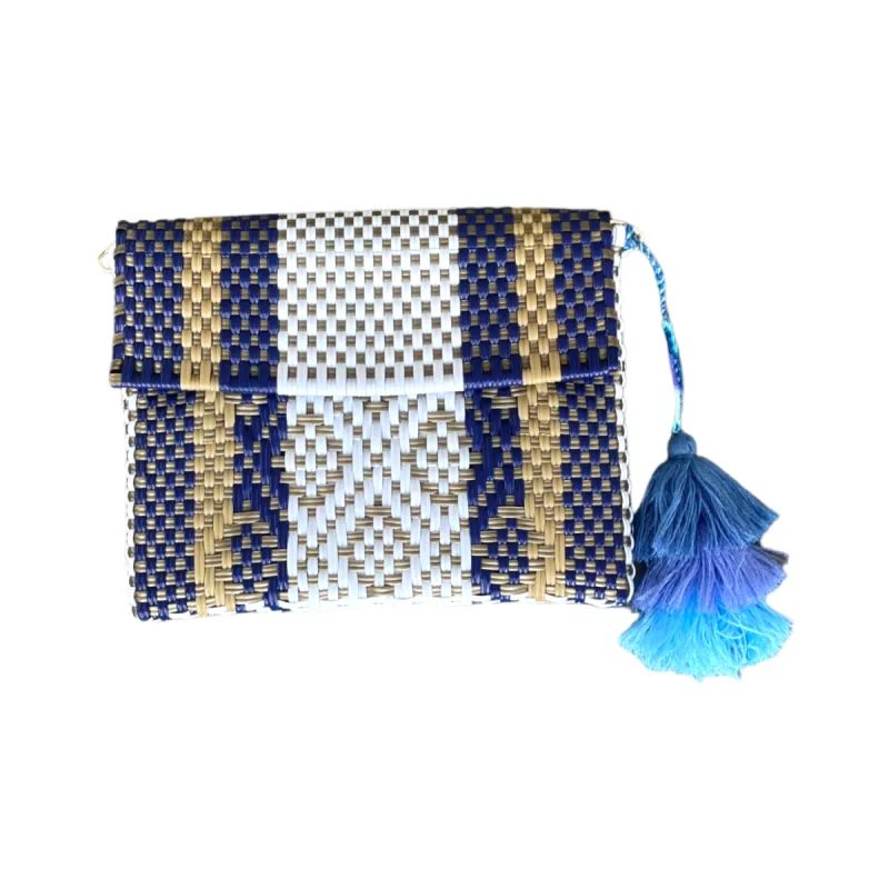 Clutch - Navy Latte Cocoles Citron sold by Squeeze De Citron