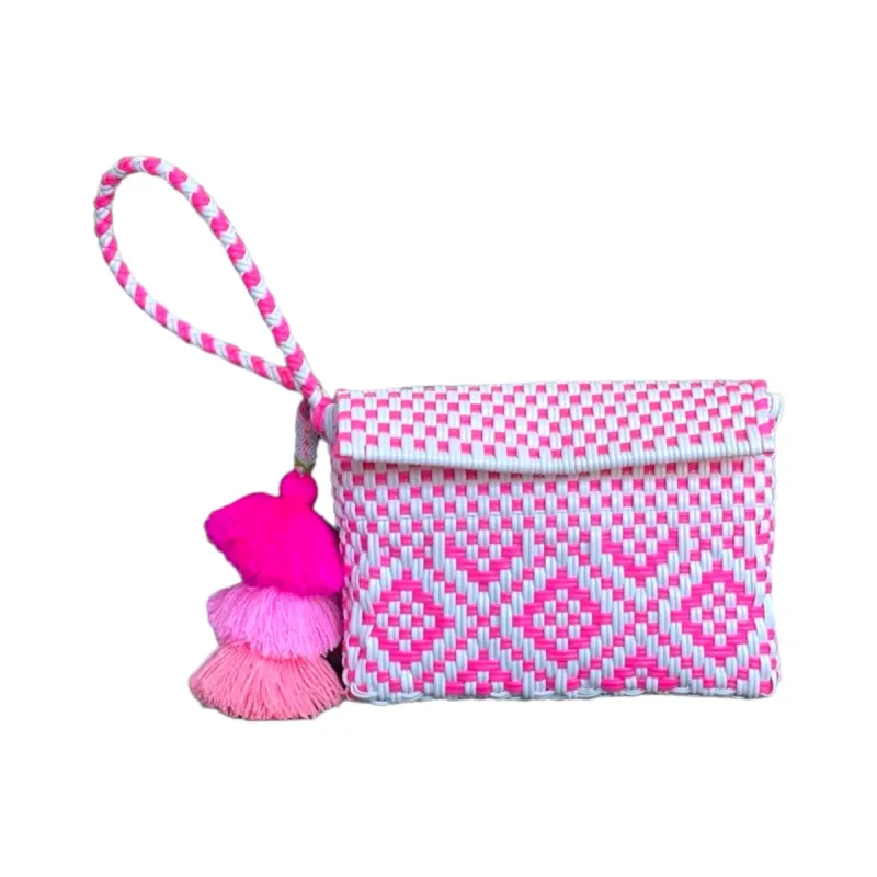 Mini Clutch - Neon Pink Cocoles Citron sold by Squeeze De Citron