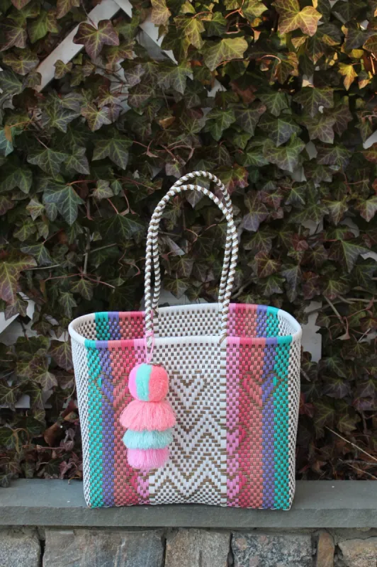 Soft Rainbow Heart Citron Tote sold by Squeeze De Citron