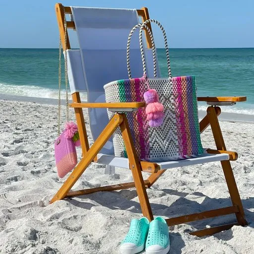 Mint Rainbow Hearts Citron Tote sold by Squeeze De Citron product image thumbnail 2