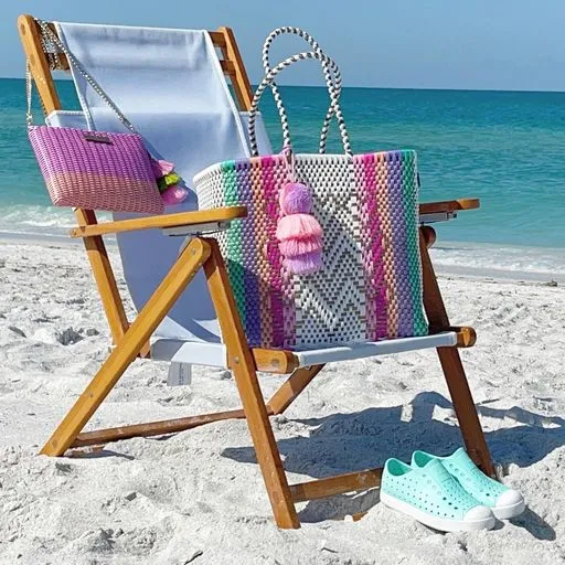 Mint Rainbow Hearts Citron Tote sold by Squeeze De Citron