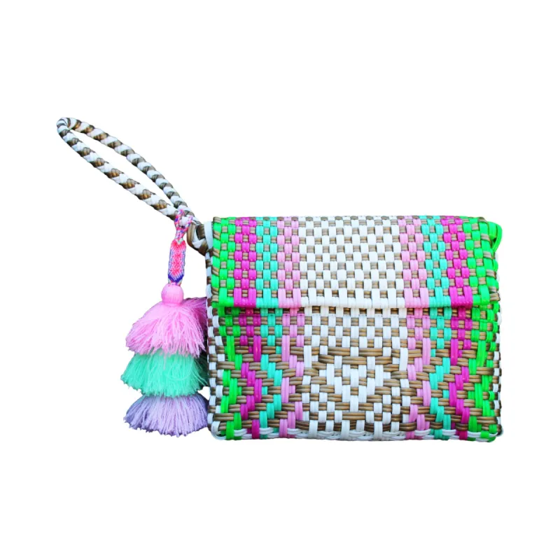 Mini Clutch - Heart Guide Green sold by Squeeze De Citron