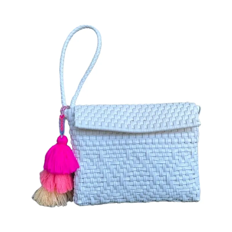 Mini Clutch - Cocoles All White Citron sold by Squeeze De Citron