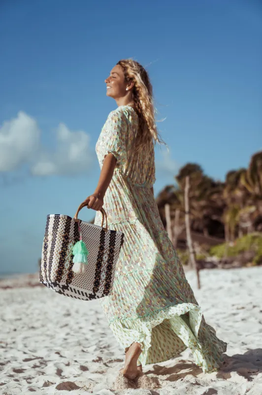 Bamboo Ocean Pearl Citron Tote sold by Squeeze De Citron