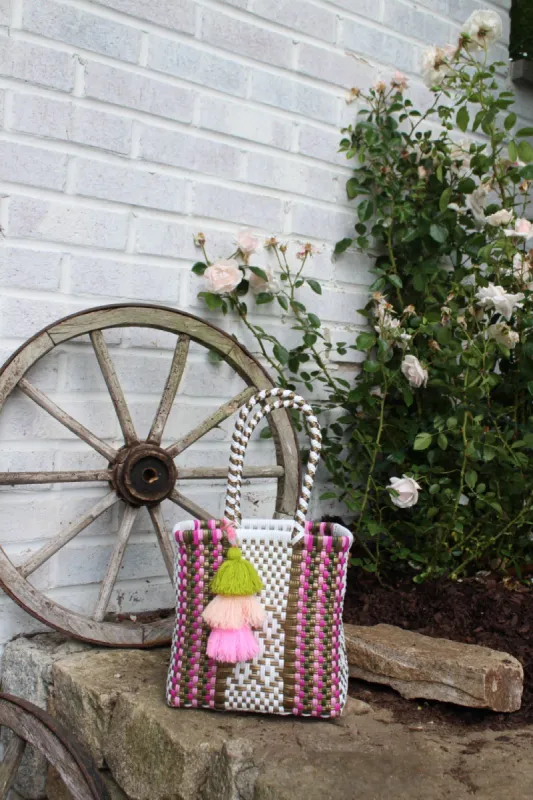 Mini - Dusty Flamingo Cocoles Citron Tote sold by Squeeze De Citron