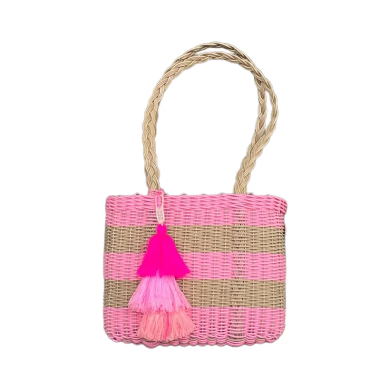 Mini - Nautical Rose / Tan Citron Tote sold by Squeeze De Citron