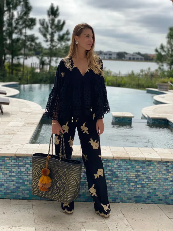 Black Lux Citron Tote sold by Squeeze De Citron