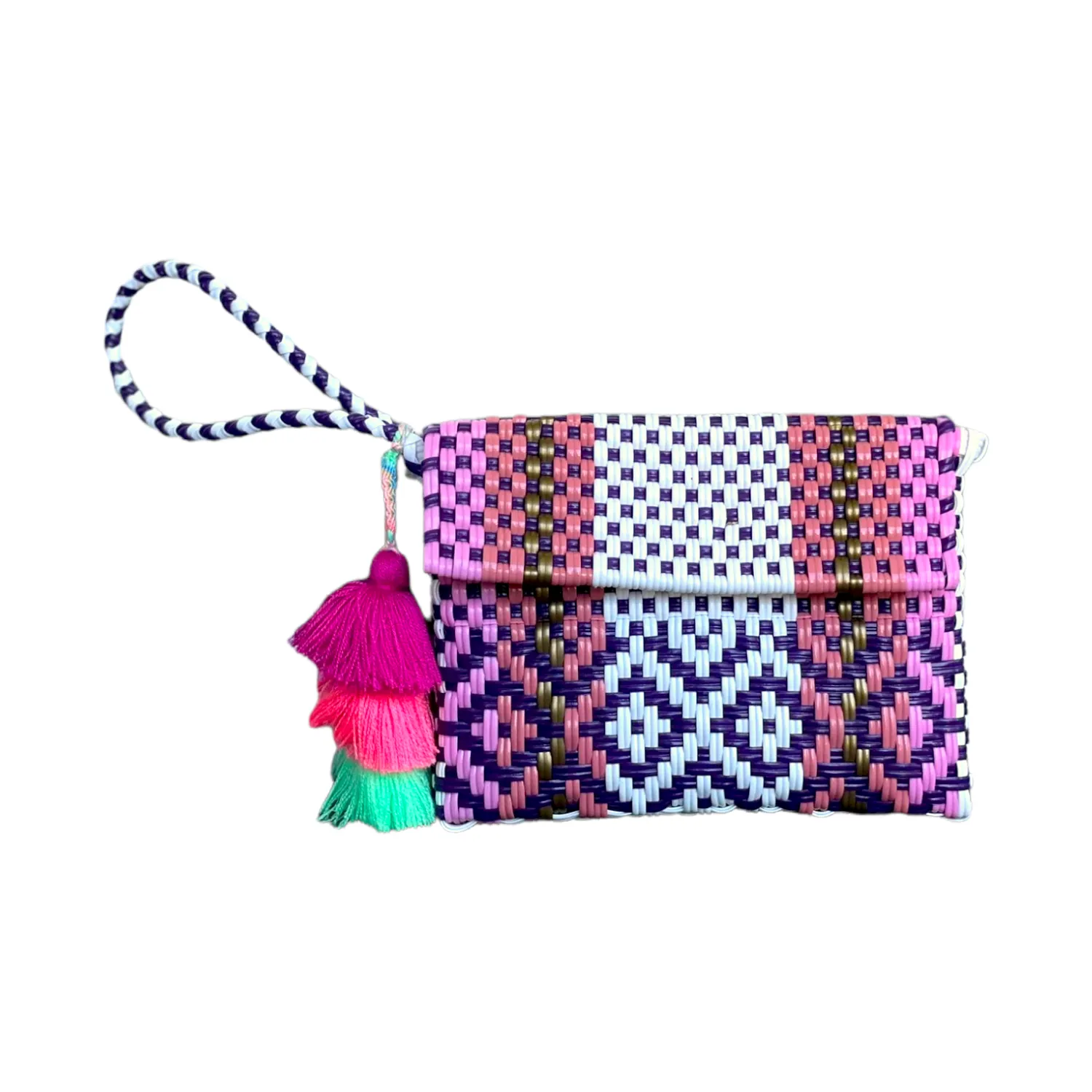 Mini Clutch - Cocoles Salmon Citron sold by Squeeze De Citron