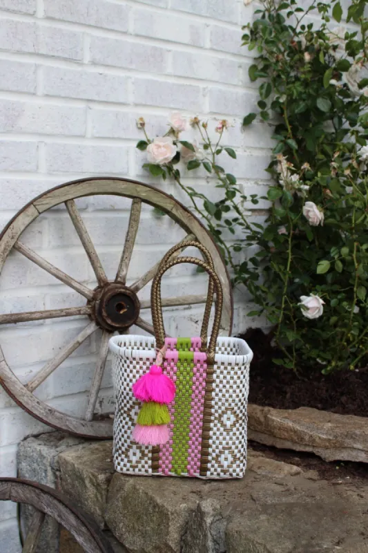 Mini - Rose Lime Joy Citron Tote sold by Squeeze De Citron