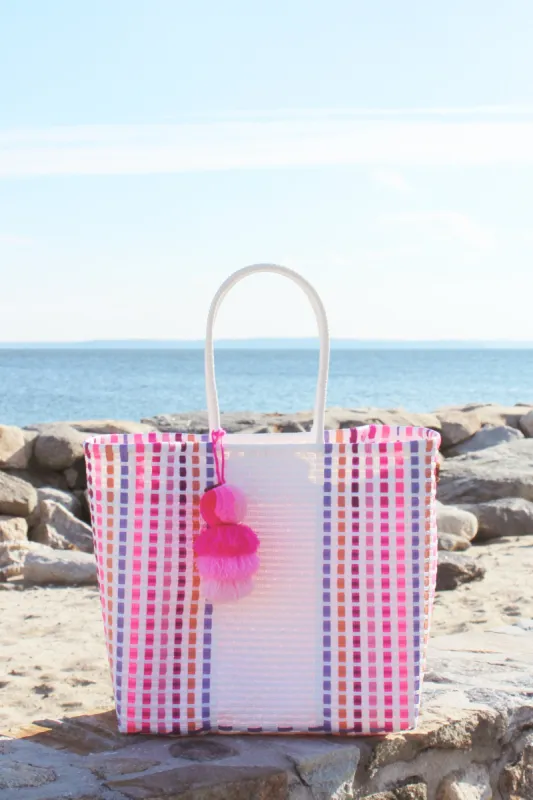 Preppy Bubble Gum Citron Tote sold by Squeeze De Citron