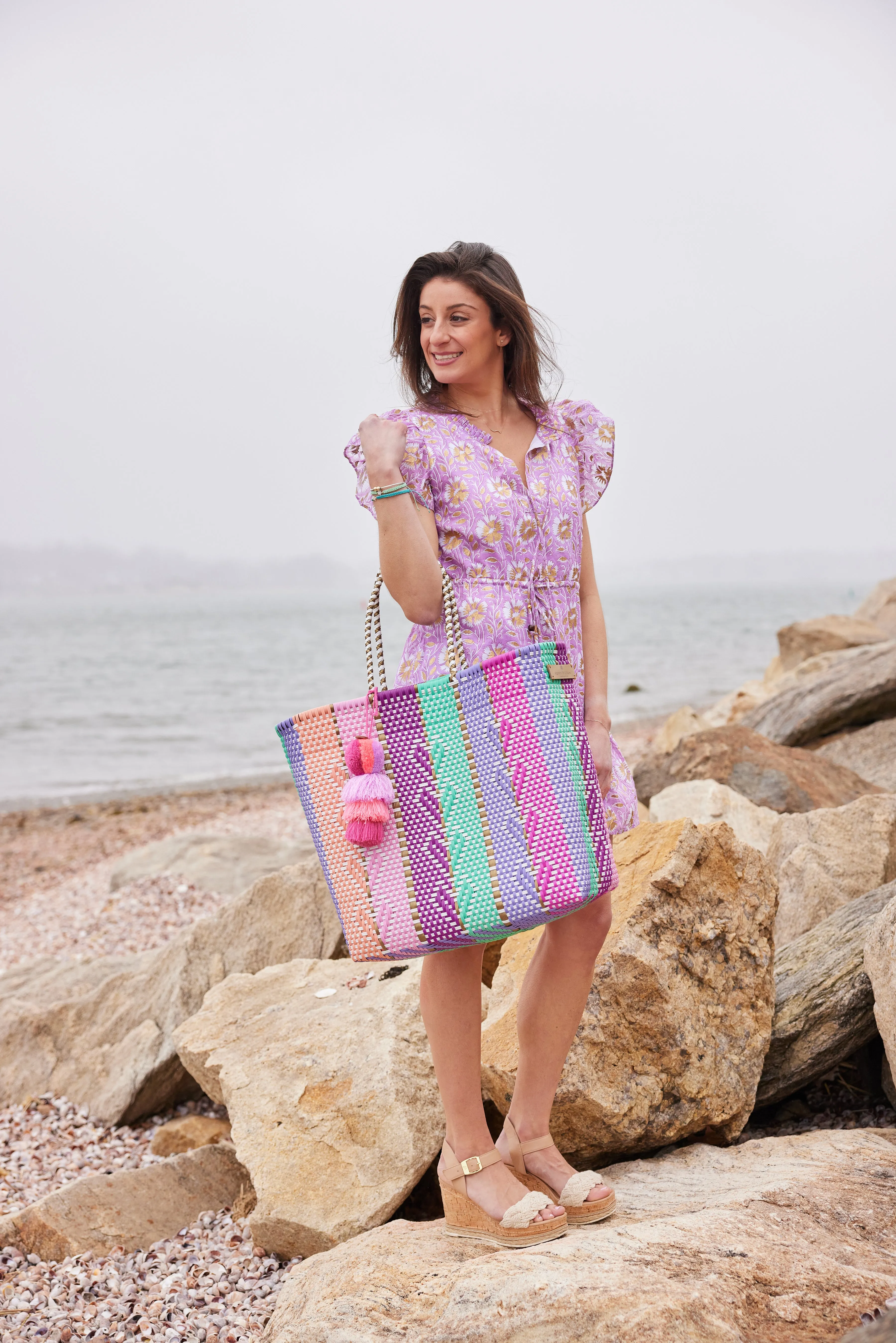 Heart Reflection in Multicolors Citron Tote sold by Squeeze De Citron product image thumbnail 5