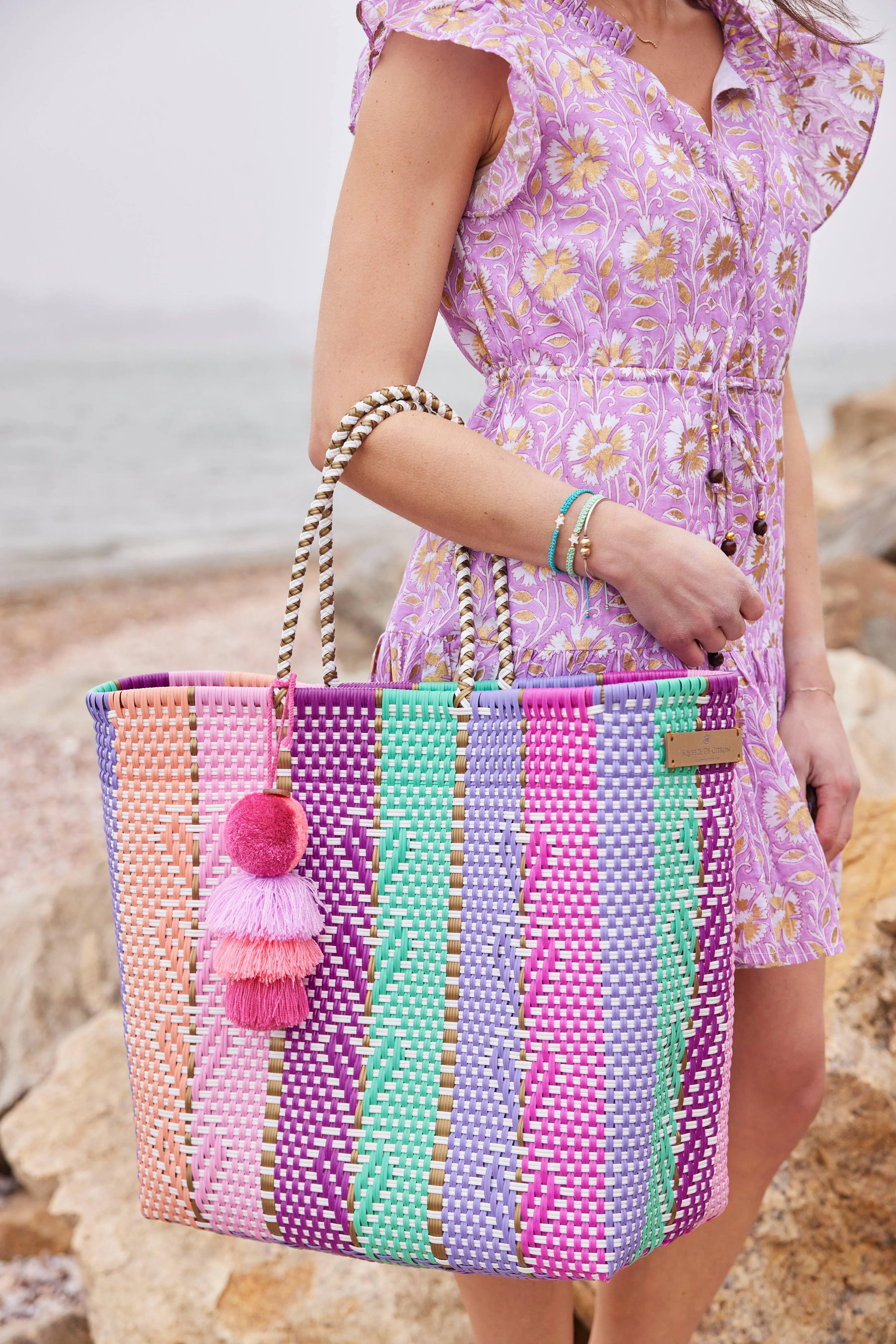 Heart Reflection in Multicolors Citron Tote sold by Squeeze De Citron product image thumbnail 4