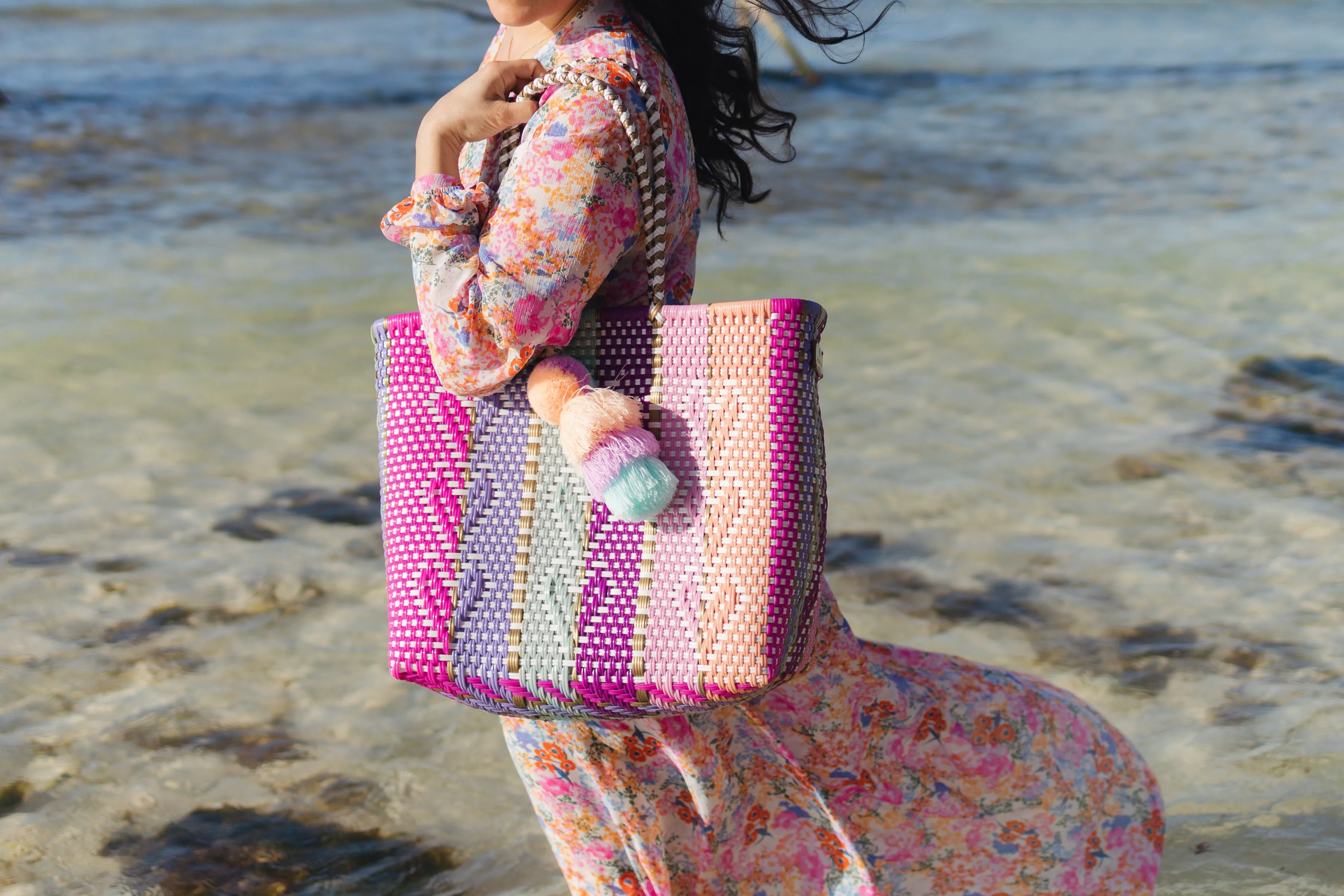 Heart Reflection in Multicolors Citron Tote sold by Squeeze De Citron product image thumbnail 2