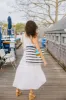 Coastal Knit Nautical Navy/White Citron Tote sold by Squeeze De Citron
