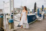 Coastal Knit Nautical Navy/White Citron Tote sold by Squeeze De Citron