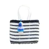 Coastal Knit Nautical Navy/White Citron Tote sold by Squeeze De Citron