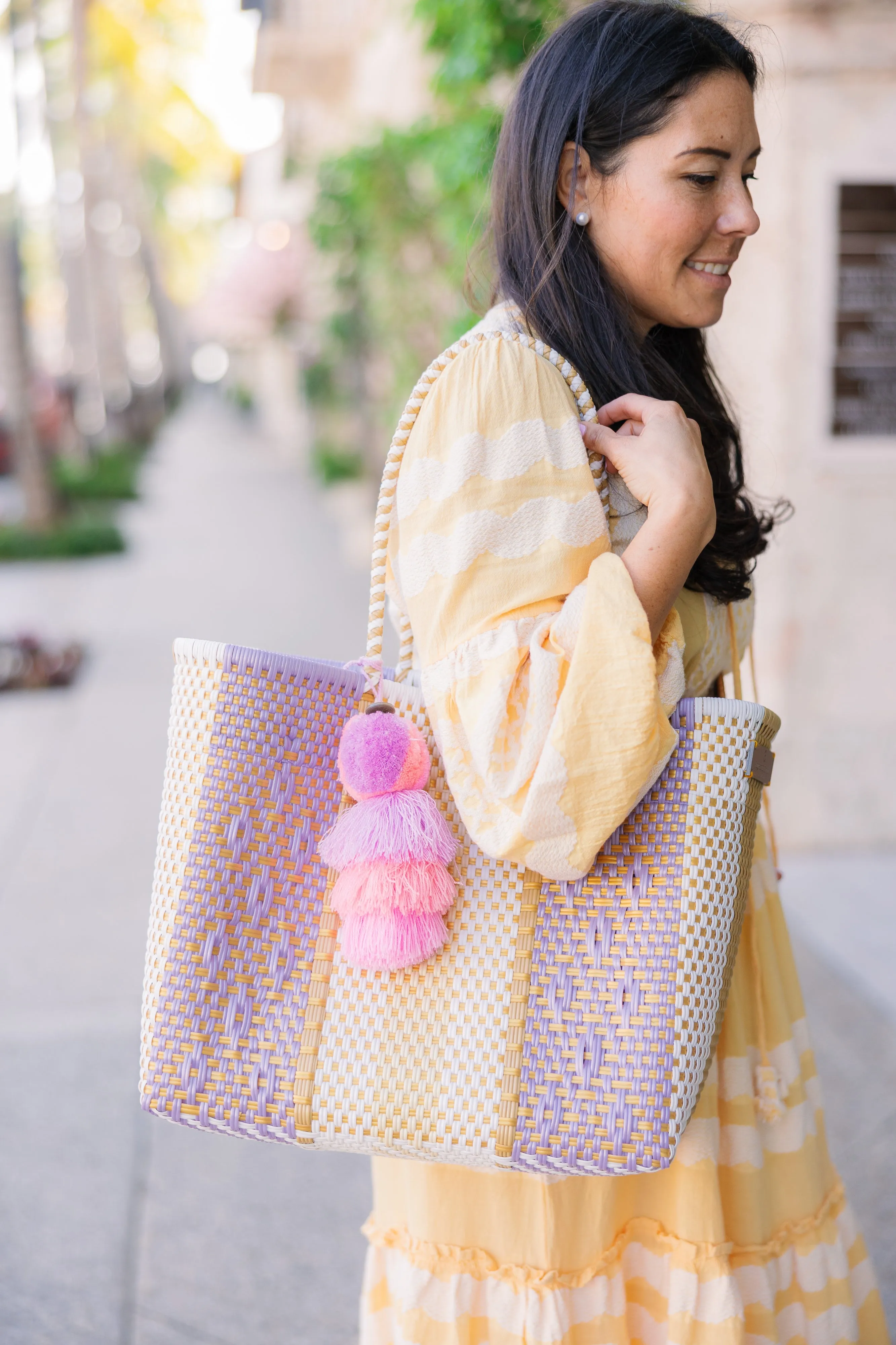 Gold / Violet Mermaid Citron Tote sold by Squeeze De Citron product image thumbnail 3