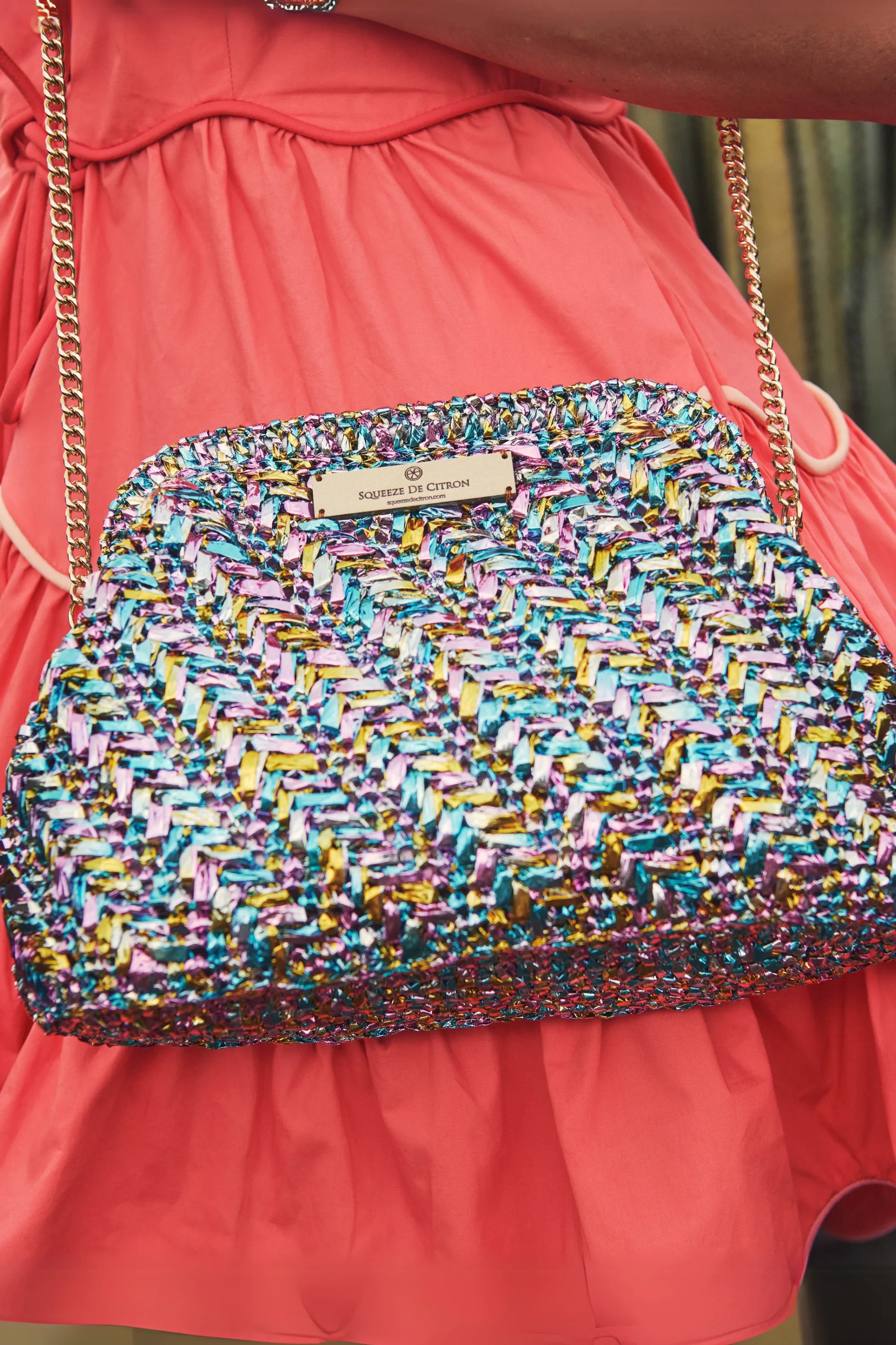 Grenada Bag Raffia Clutch sold by Squeeze De Citron product image thumbnail 3