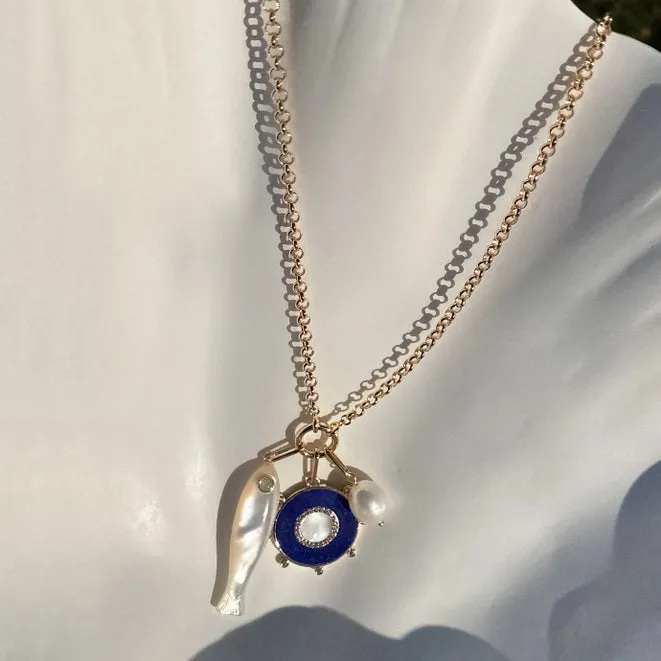 Fortuna Mother of Pearl Charm sold by Squeeze De Citron product image thumbnail 5