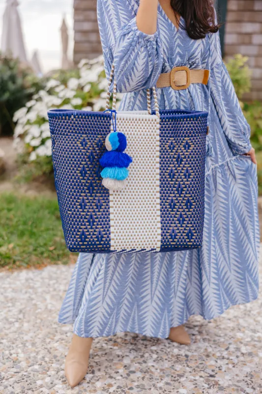 Azul Lux Citron Tote sold by Squeeze De Citron