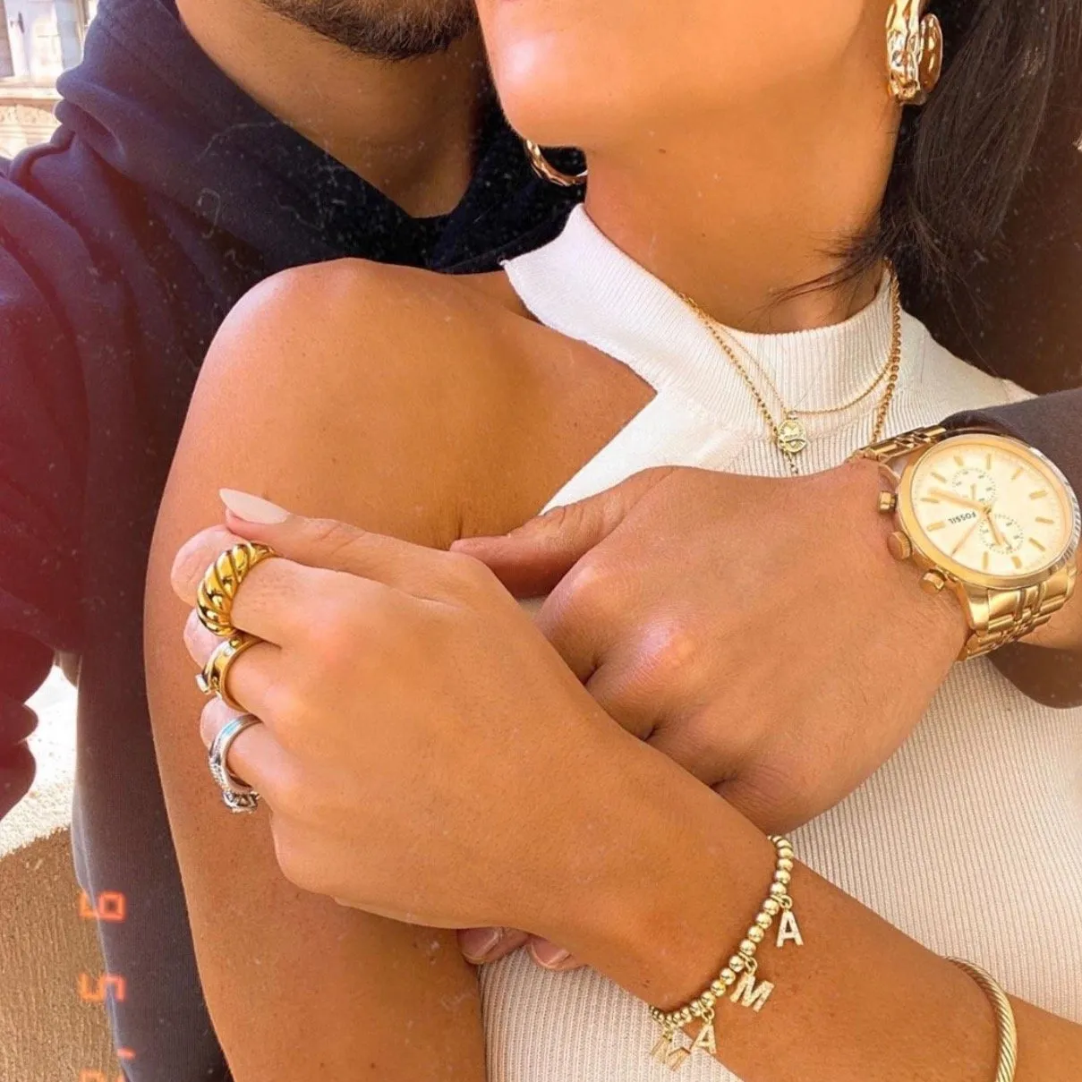 Mama Charm Bracelet sold by The Sis Kiss product image thumbnail 3