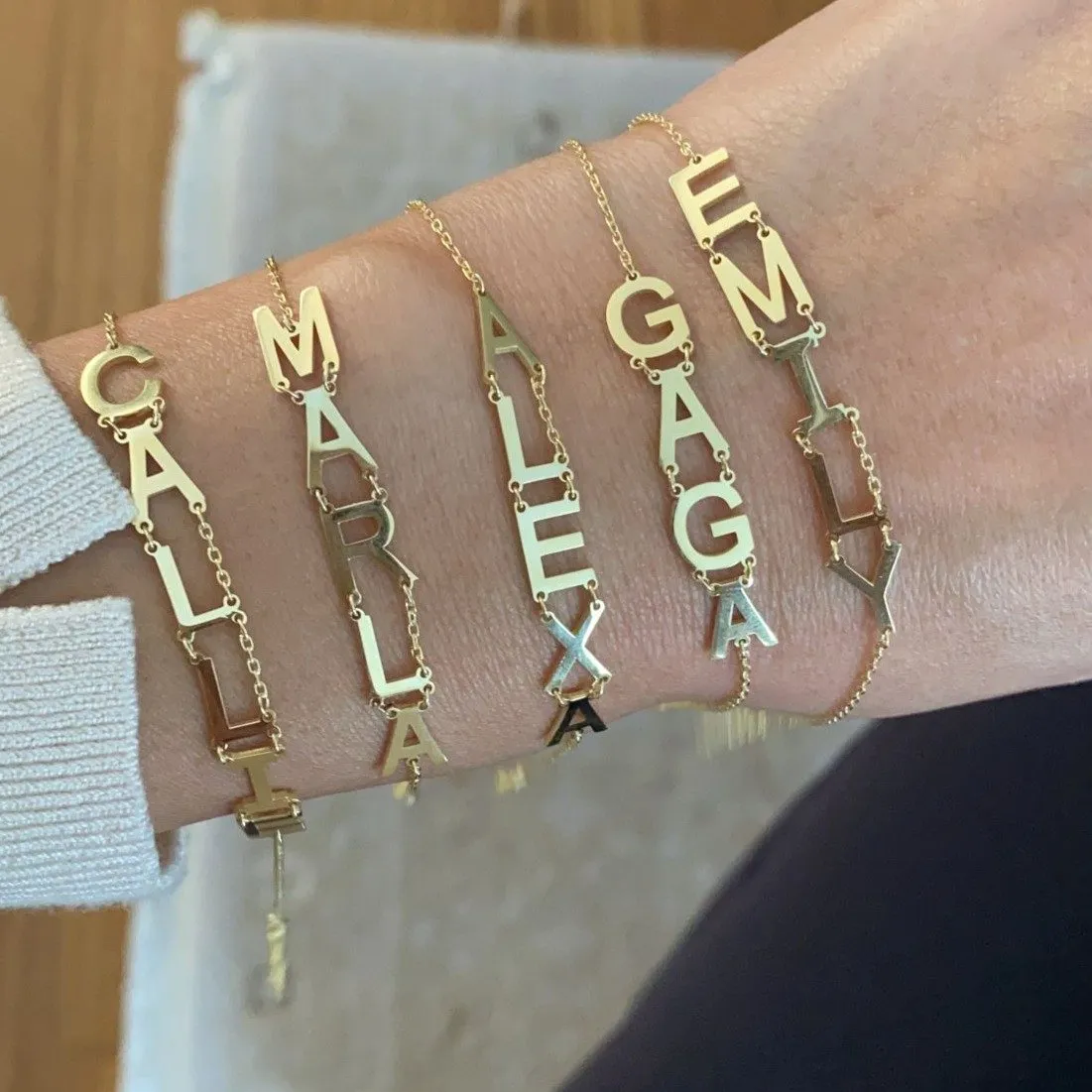 Custom Connection Name Bracelet sold by The Sis Kiss product image thumbnail 5