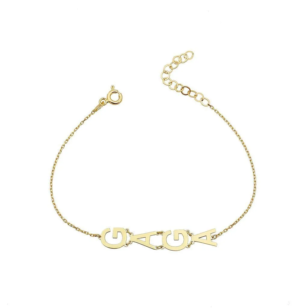 Custom Connection Name Bracelet sold by The Sis Kiss