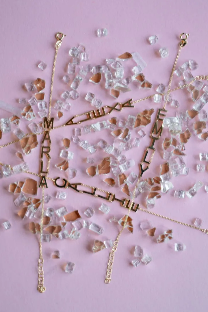 Custom Connection Name Bracelet sold by The Sis Kiss product image thumbnail 3