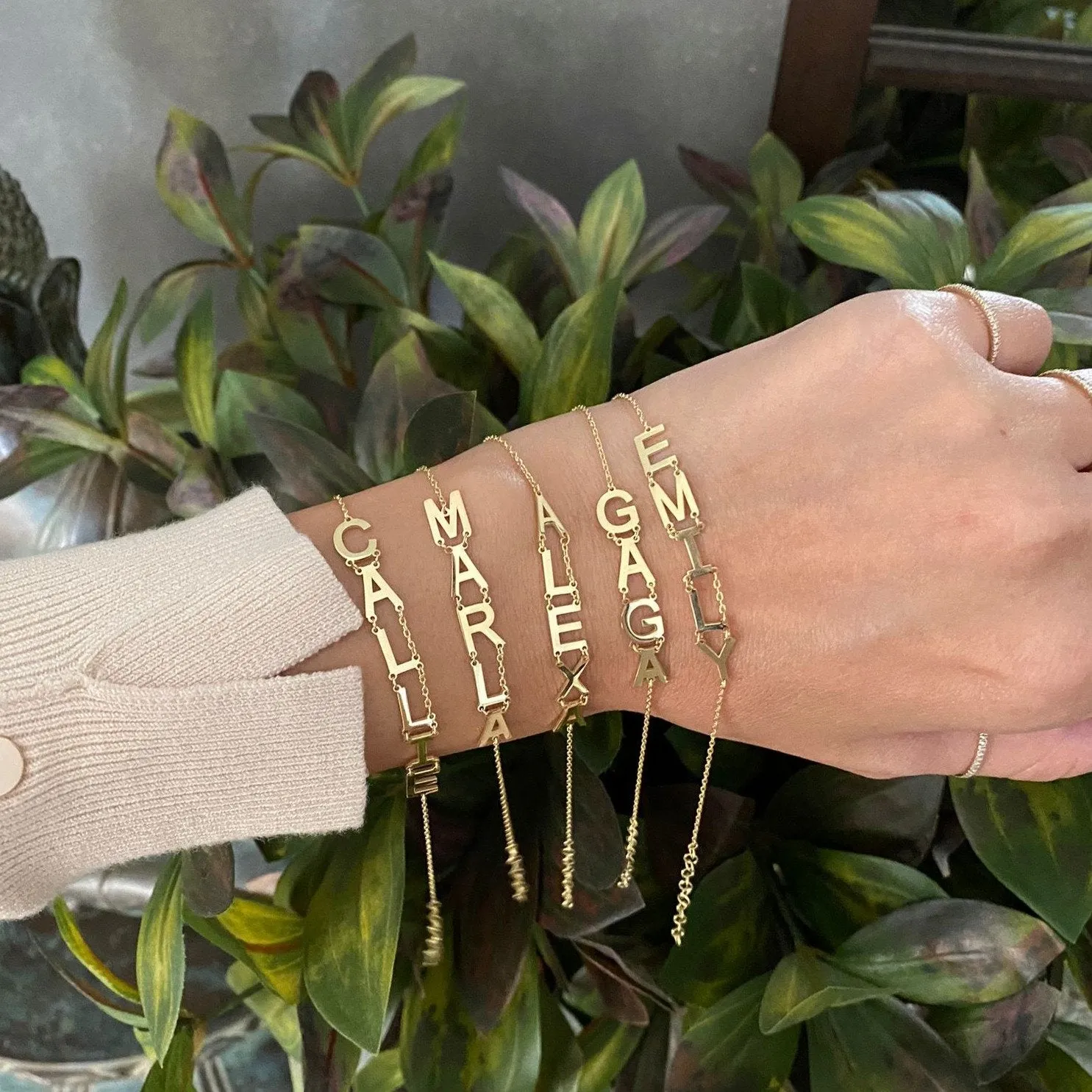 Custom Connection Name Bracelet sold by The Sis Kiss product image thumbnail 4