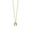 Lucky Charm Horseshoe Necklace sold by The Sis Kiss