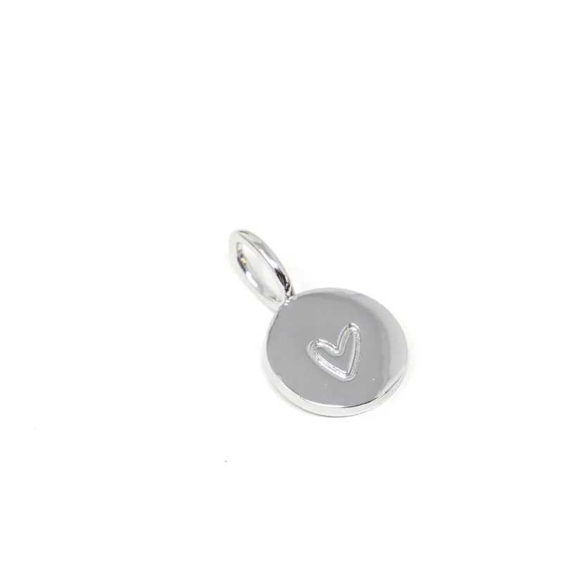 Engraved Heart Charm sold by The Sis Kiss