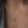 TSK Diamond Tag Necklace sold by The Sis Kiss