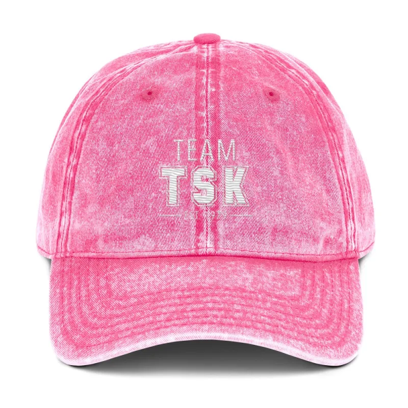 Team TSK Vintage Cotton Twill Cap sold by The Sis Kiss