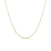 TSK 14k Gold Bars Necklace sold by The Sis Kiss
