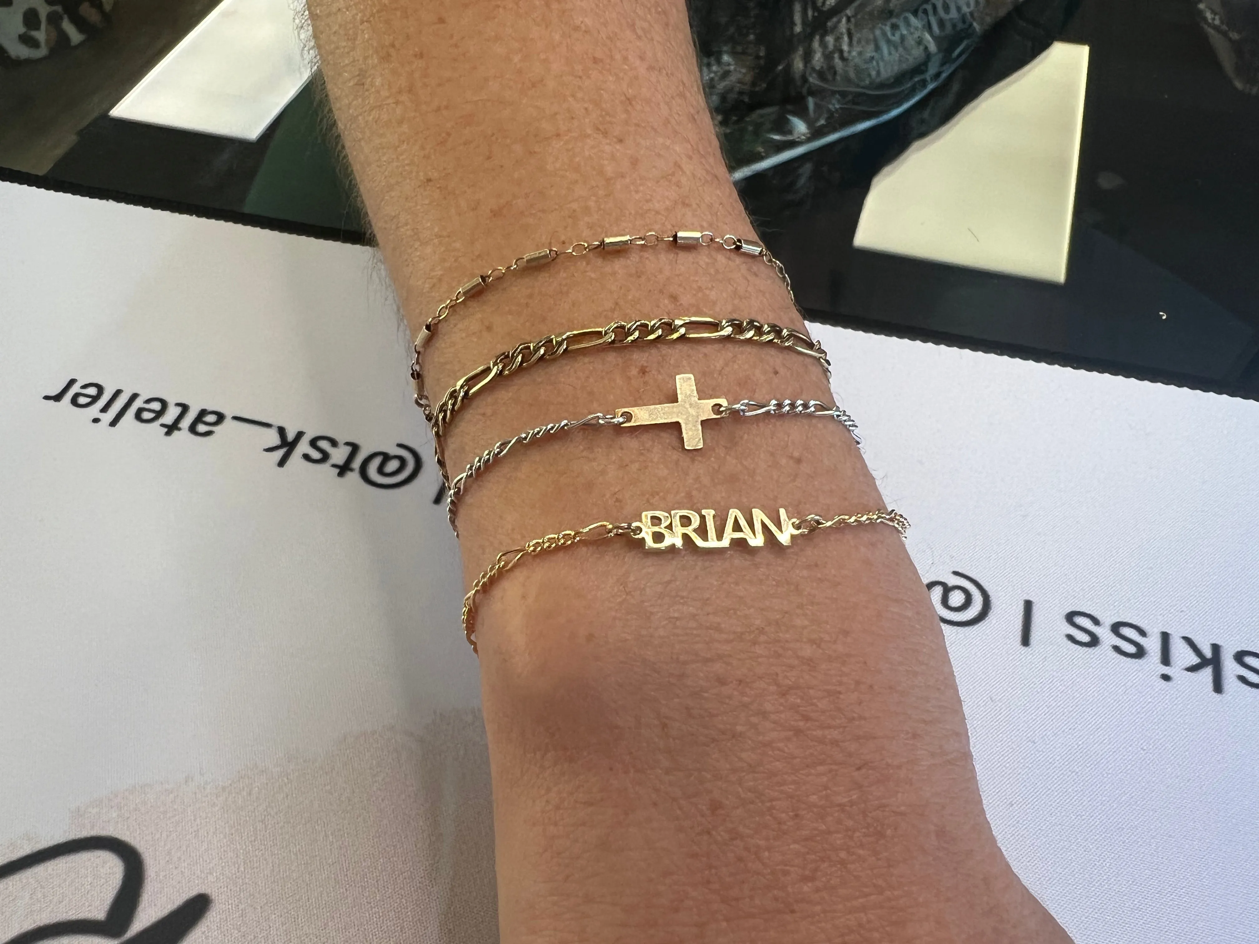 Custom Name Connector - Sis Kiss Links Permanent Jewelry sold by The Sis Kiss product image thumbnail 5