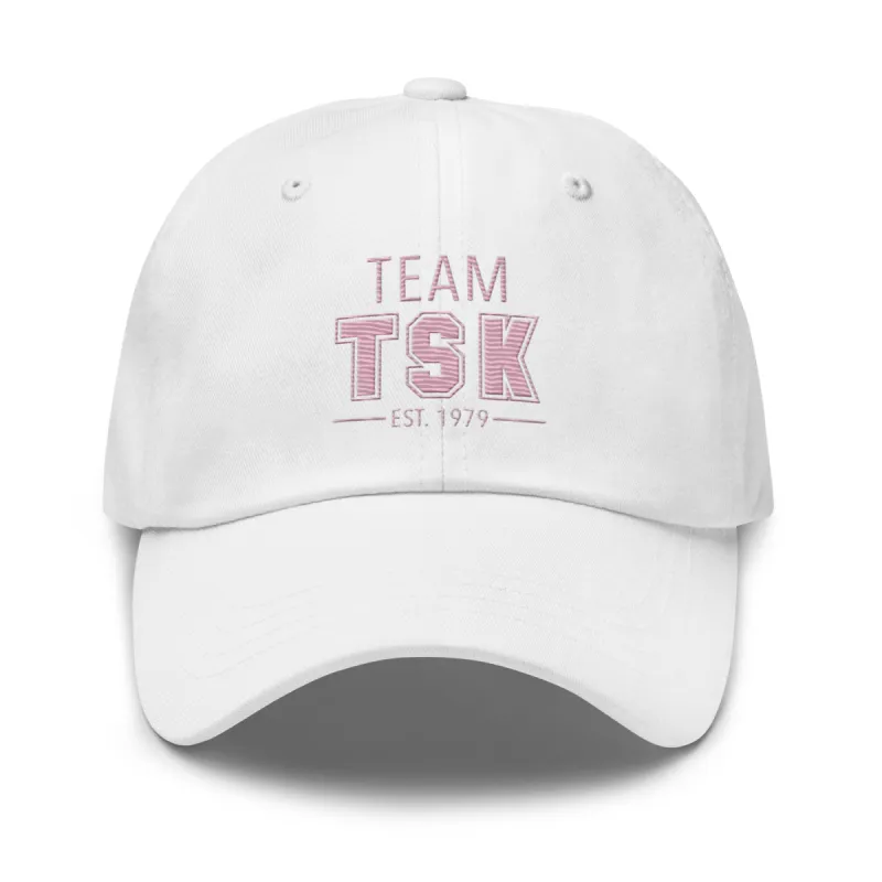 Team TSK Embroidered Dad hat sold by The Sis Kiss