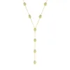 Turquoise and Hamsa Hand Lariat Necklace sold by The Sis Kiss