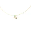 Darling Multi Jewel Initial Necklace sold by The Sis Kiss