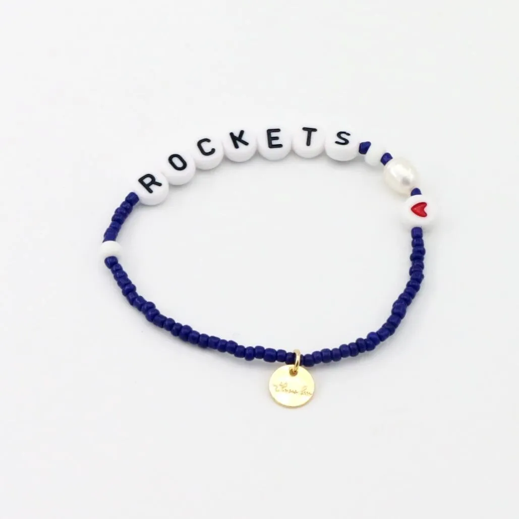 Home Team ROCKETS Beaded Jewelry sold by The Sis Kiss product image thumbnail 3