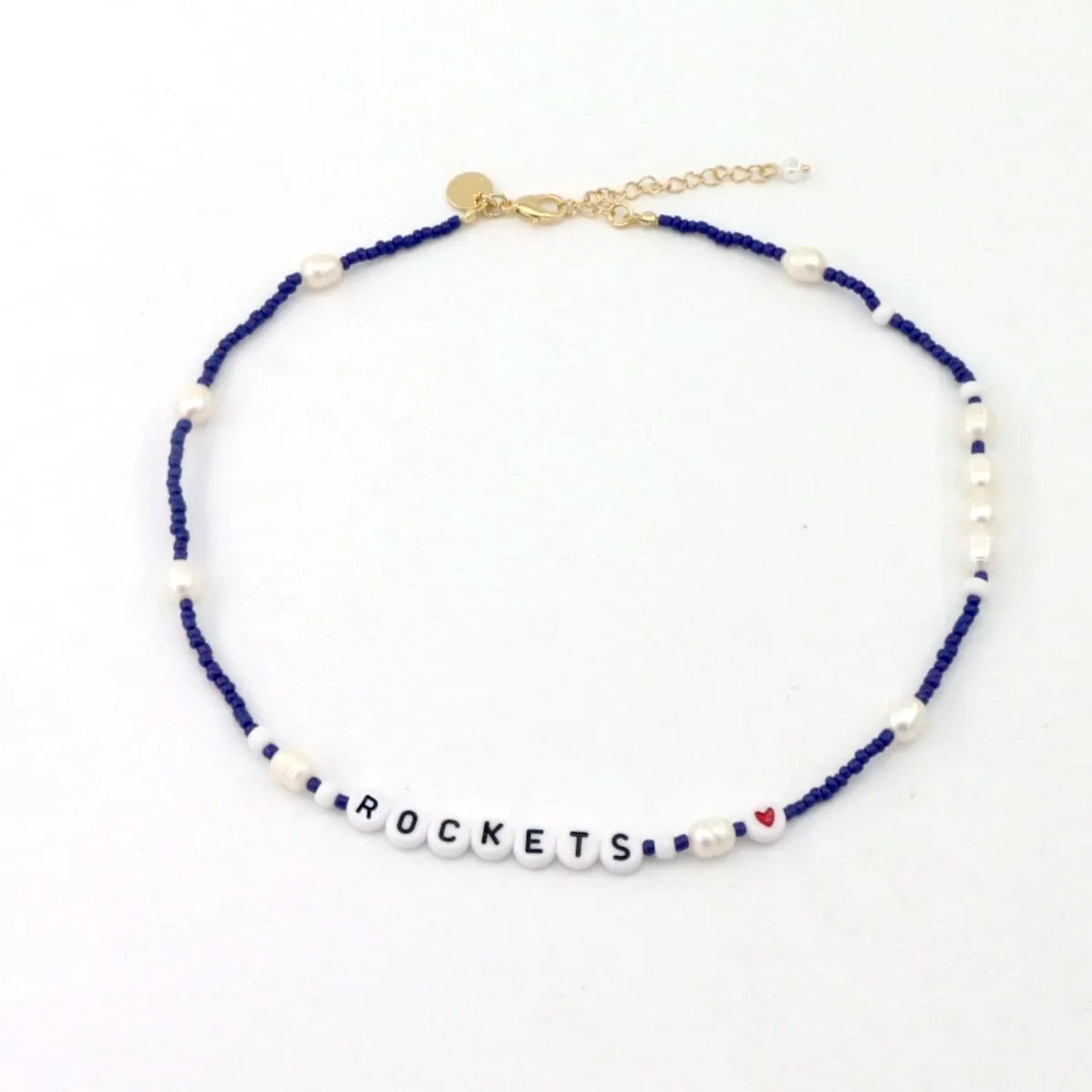 Home Team ROCKETS Beaded Jewelry sold by The Sis Kiss