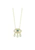 Evil Eye Charm Drop Necklace sold by The Sis Kiss