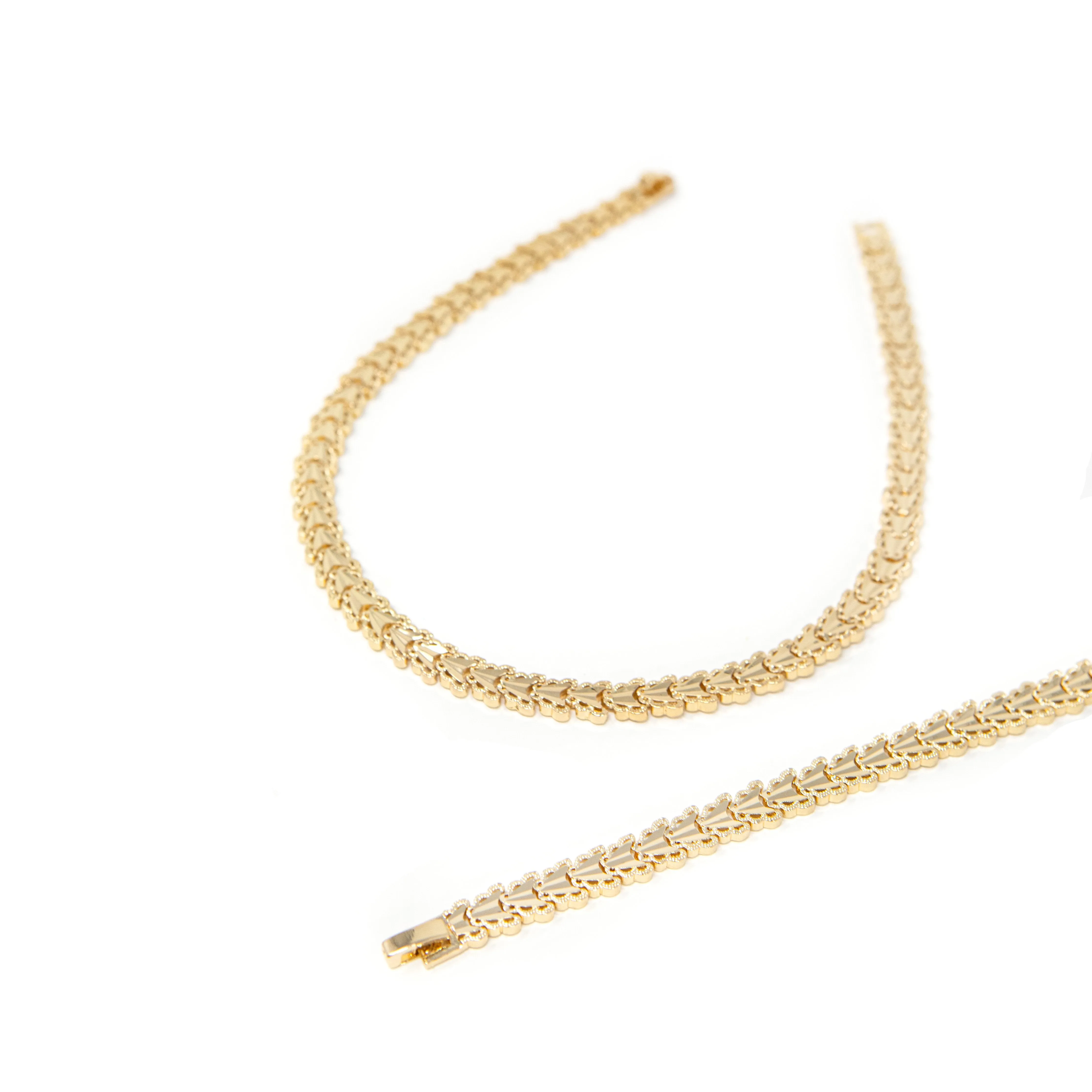 Gold Butterfly Necklace and Bracelet sold by The Sis Kiss product image thumbnail 3