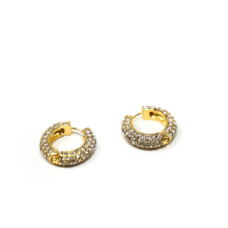 Darling Diva Crystal Hoops sold by The Sis Kiss