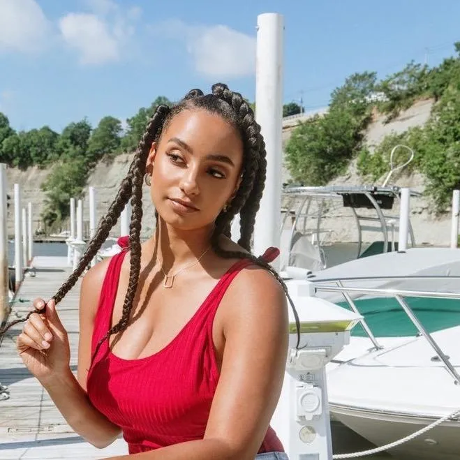 Modern U Shaped Pendant Necklace sold by The Sis Kiss product image thumbnail 2