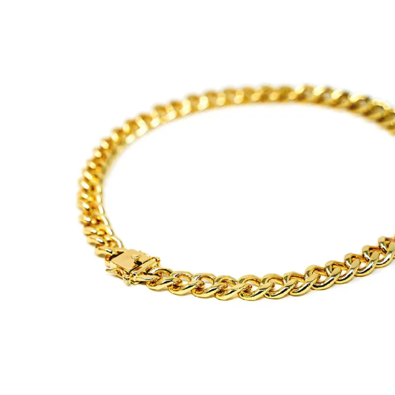 Classic Gold Curb Chain Choker sold by The Sis Kiss