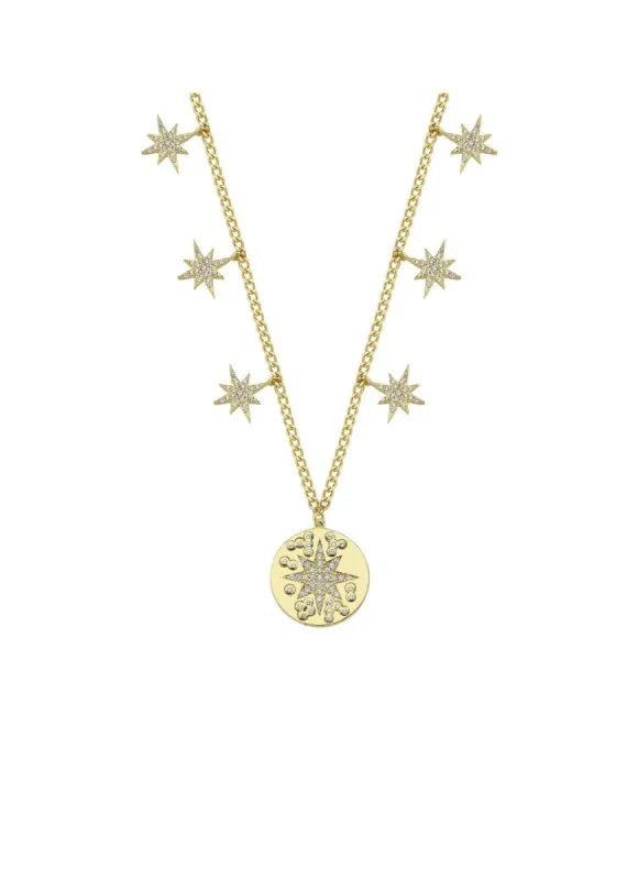 Star Coin Charm Necklace sold by The Sis Kiss