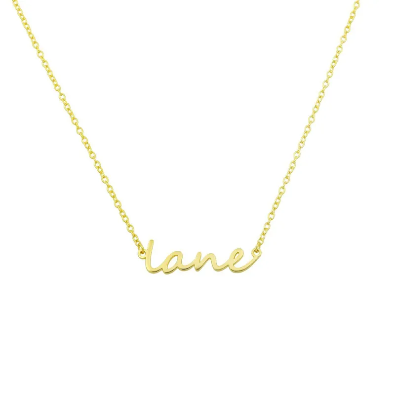 Custom Dainty Name Necklace sold by The Sis Kiss